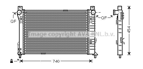 AVA QUALITY COOLING radiatorius, variklio aušinimas MS2338